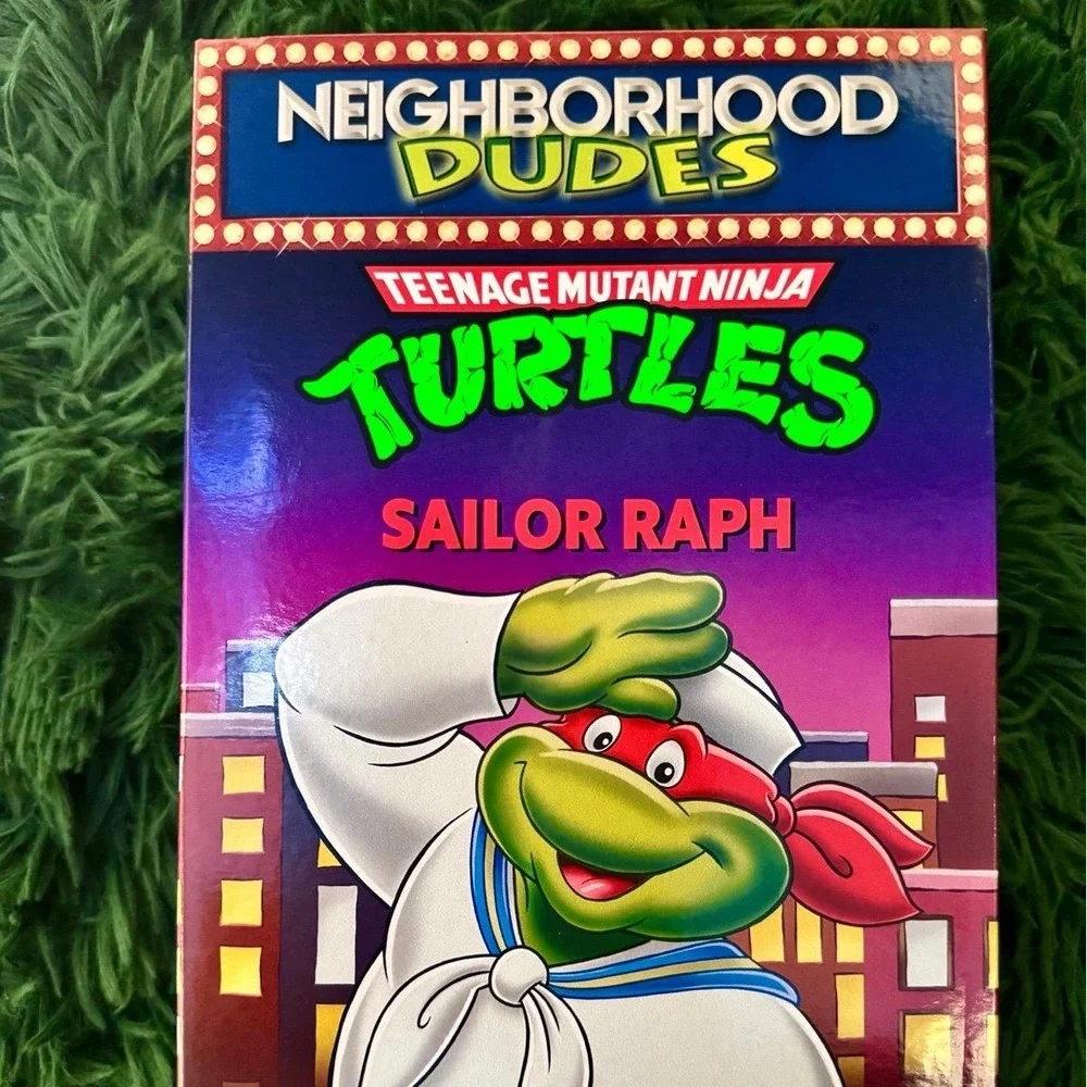 NECA TMNT Neighborhood Dudes: 4 COMPLETE SET (MIKEY, DON, RAPHAEL, LEONARDO)